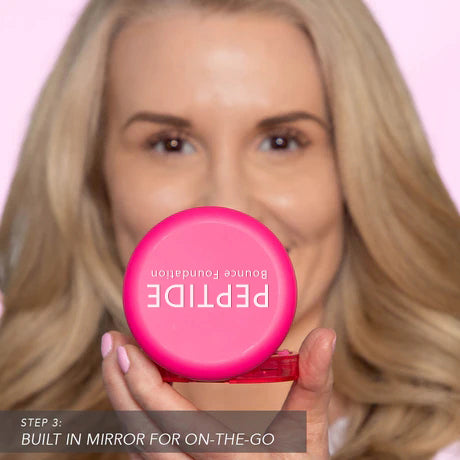 Final 3 Hours: 60% OFF- Peptide Bounce Foundation with Brush FREE !