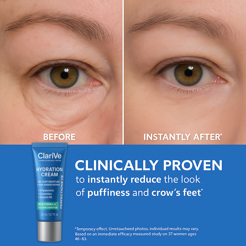 ClariVe Hydration Cream - Smooth, Lift & Look Younger in Minutes!