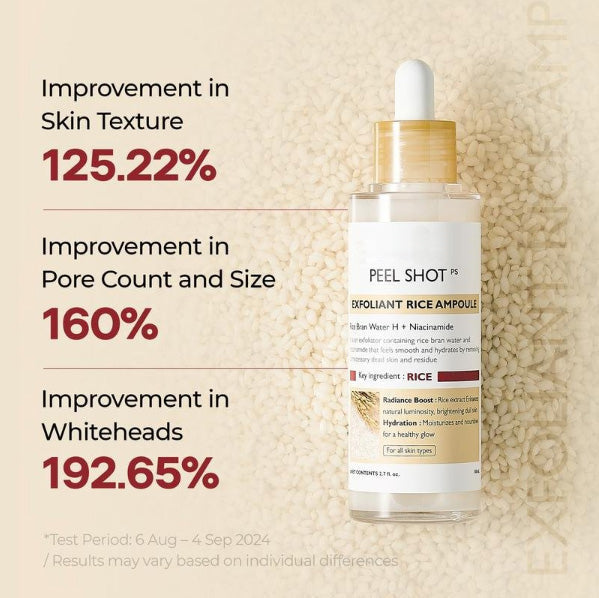 🧴Official Store Derm-Tested Radiance: The Glow Rice Ampoule Set That Works