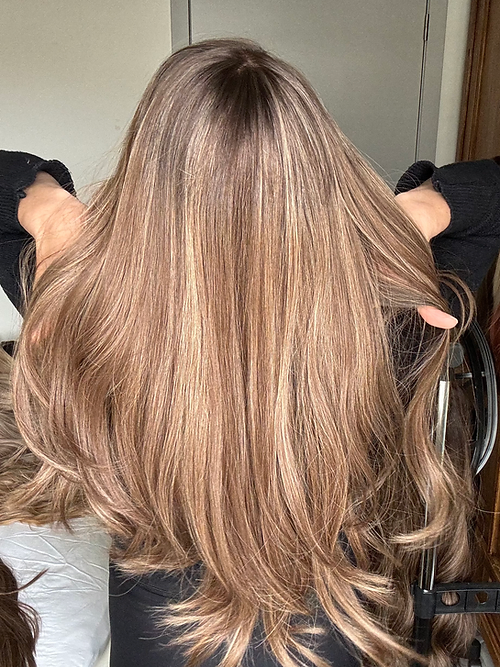 👱‍♀️Flawless Long-Layered Hair Topper for Women - Natural Volume, Ultra-Thin Base, Instant Chic, Youthful Look