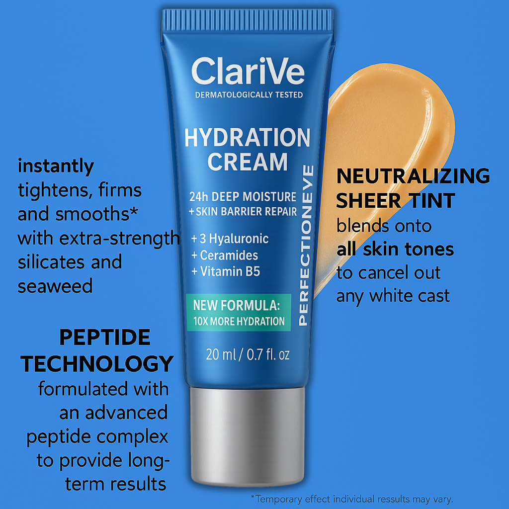 ClariVe Hydration Cream - Smooth, Lift & Look Younger in Minutes!