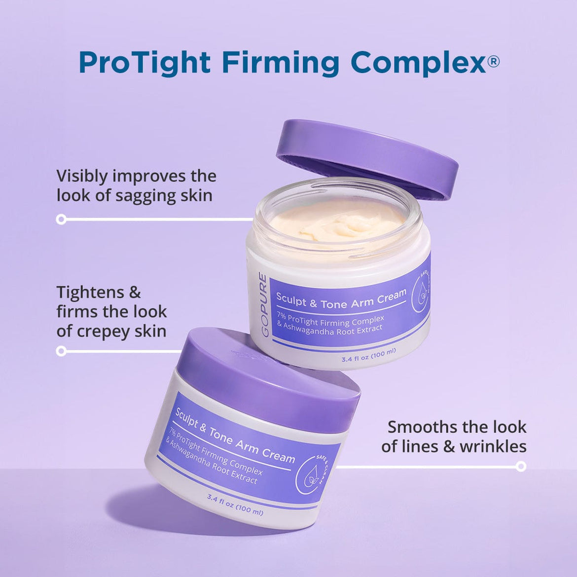 Sculpt & Tone Arm Cream with 7% ProTight Firming Complex & Ashwagandha Root Extract
