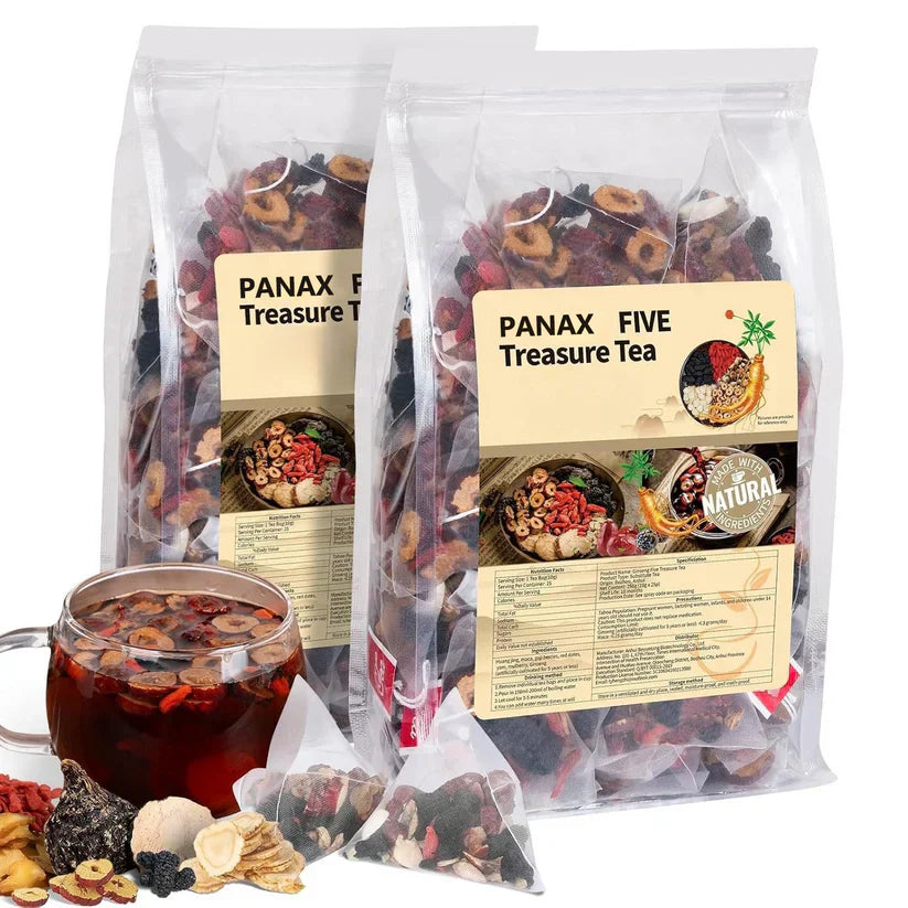 👑LAST DAY UP TO 70% off!-Ancient Warrior’s Brew – Ginseng Mulberry Herbal Tea for Strength & Focus