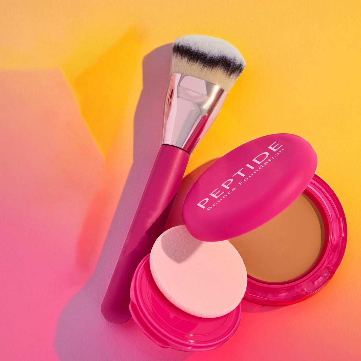 Final 3 Hours: 60% OFF- Peptide Bounce Foundation with Brush FREE !