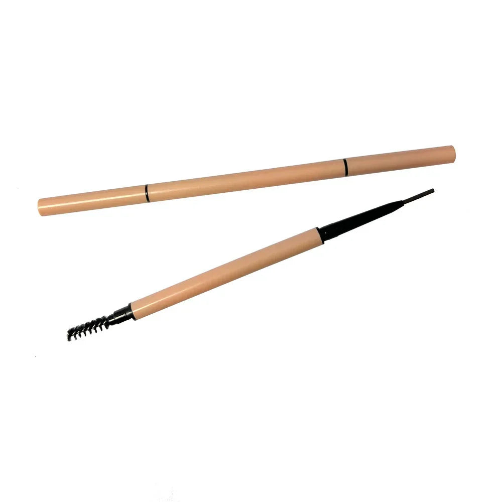 Ultra-fine 1.5mm double-ended eyebrow pencil..