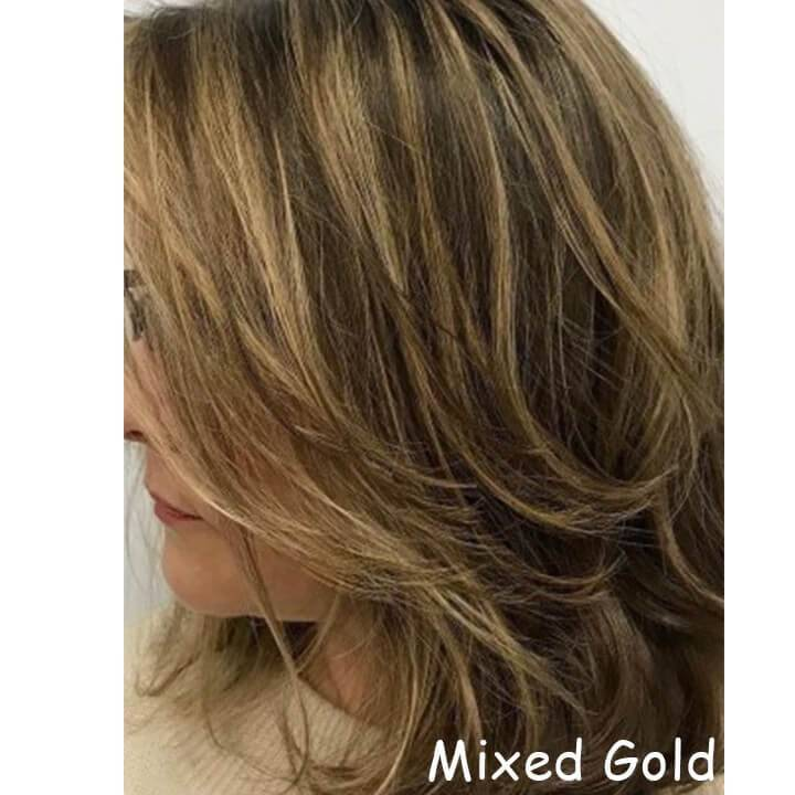 👱‍♀️Flawless Long-Layered Hair Topper for Women - Natural Volume, Ultra-Thin Base, Instant Chic, Youthful Look